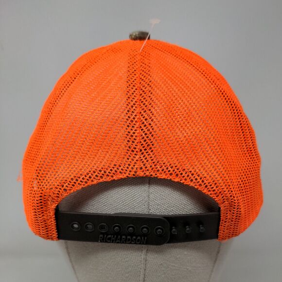 IC 772-288-1866 Snapback Trucker Hat Camouflage One Size Mesh Back Richardson - Picture 5 of 8